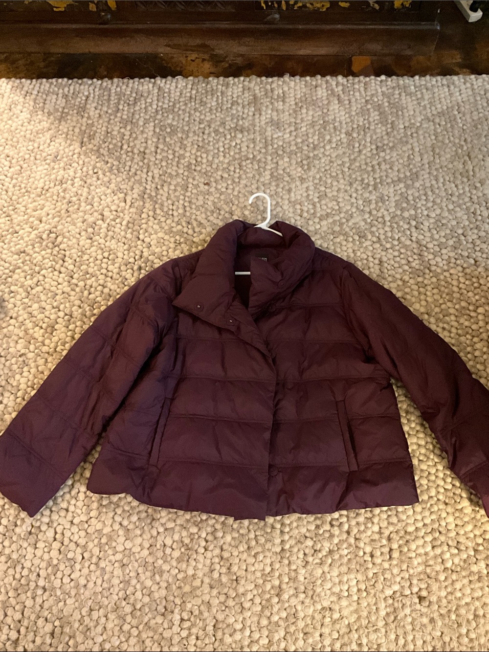 Eileen Fisher Recycled Nylon Quilted Coat- NWOT